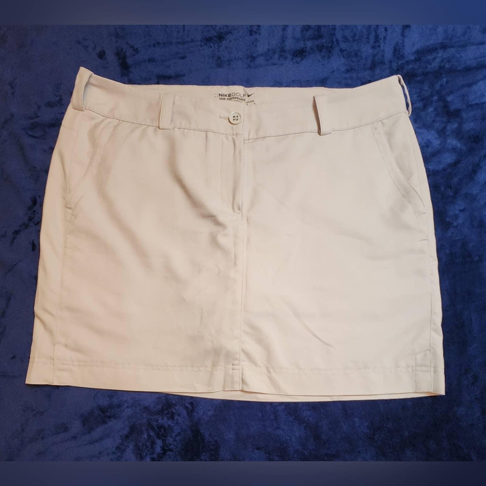 Nike Golf Tour Performance White Classic Women's Xl Skirt